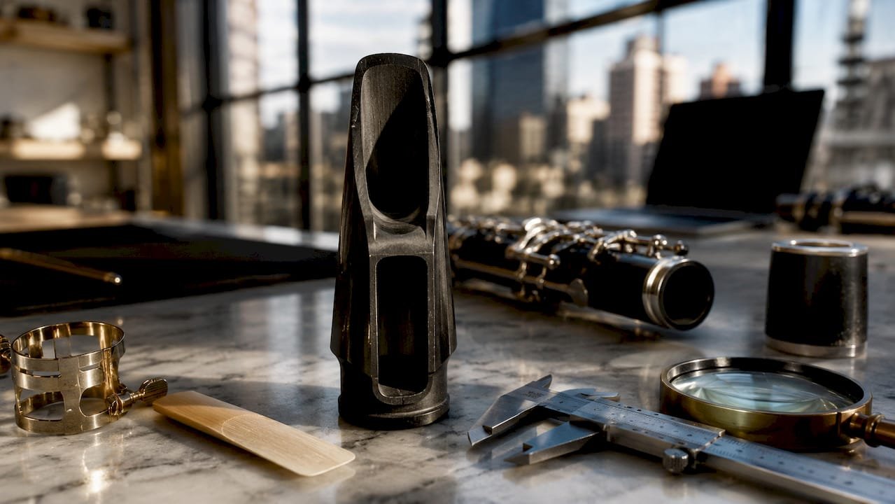 Internal design details of clarinet mouthpiece