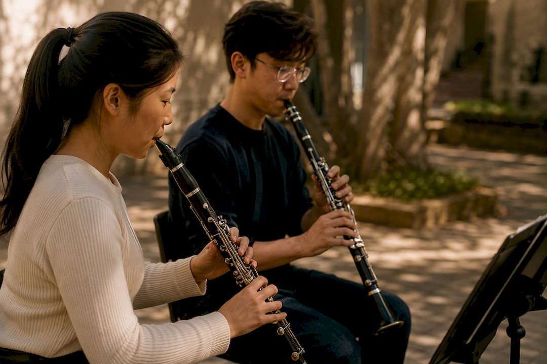 Stop Recital Nerves for Clarinet Students with Practice and Predictable Gear Clarinet students practicing together