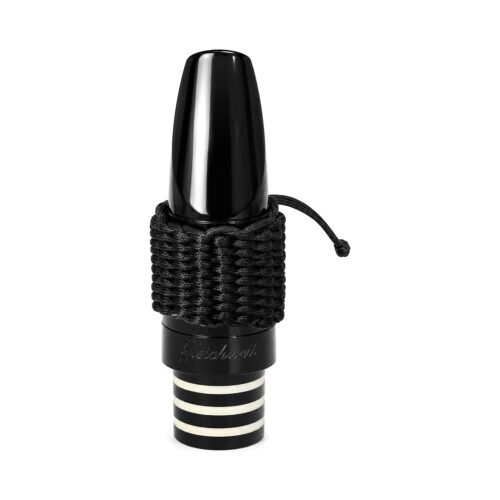 Clarinet Mouthpiece Shop Gleichweit Artisan Ligature in Raven – handcrafted Bb clarinet ligature